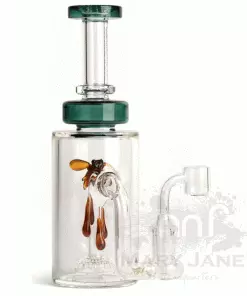 West Coast Gifts Red Eye Glass 8.5" Tall Apiary Concentrate Dab Rig