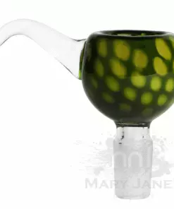 West Coast Gifts Red Eye Glass 14mm Glass-on-Glass Honeycomb Bong Bowl