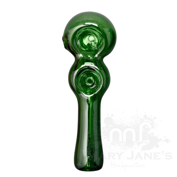 West Coast Gifts Red Eye Glass 4.5" Long Twice Baked Hand Pipe