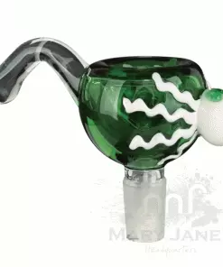 West Coast Gifts Red Eye Glass 14mm Glass-on-Glass Octopus Bong Bowl