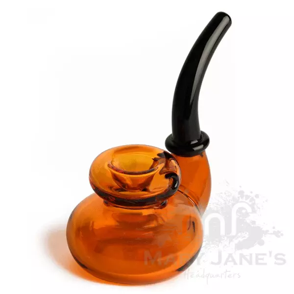 West Coast Gifts Red Eye Glass 5" Billiard Hand Pipe