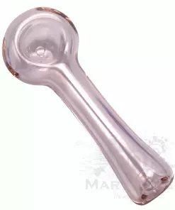 West Coast Gifts Red Eye Glass 4.5" Long Solid Colour Spoon Hand Pipe