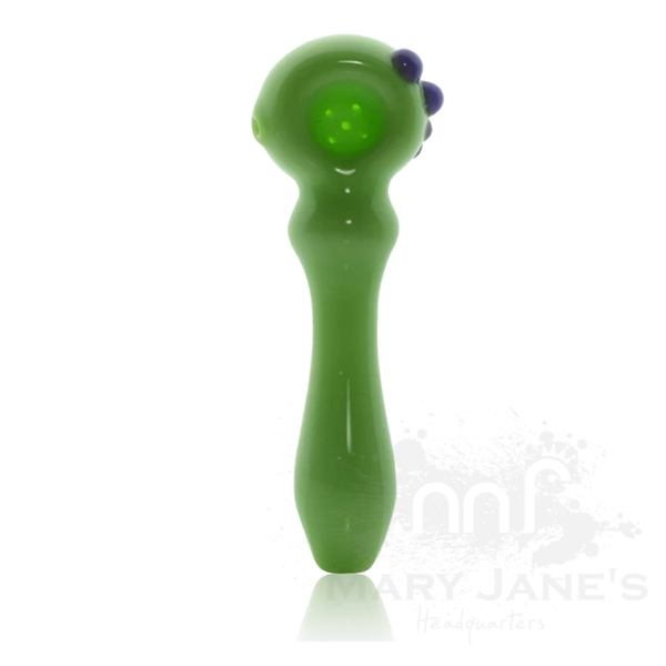 West Coast Gifts Red Eye Glass 4.25" Long Admiral Handpipe W/ Built-In Screen