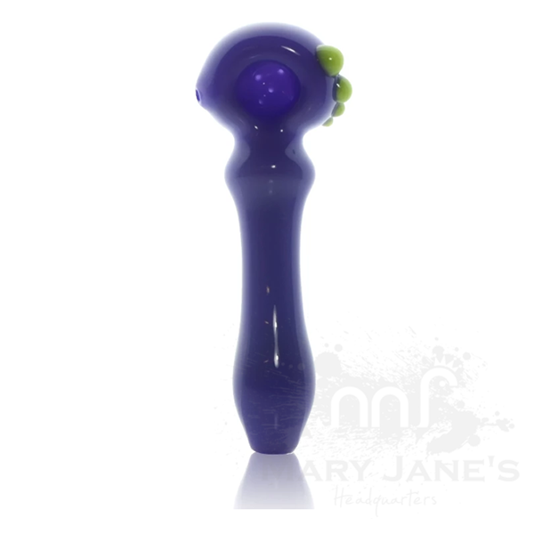 West Coast Gifts Red Eye Glass 4.25" Long Admiral Handpipe W/ Built-In Screen