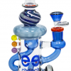 Cheech Glass 10" Tall Dichro Recycler Dab Rigs