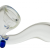 Puff Clear Sherlock Glass Pipe W/ Colour Dots