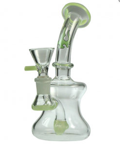 Puff Hydros 7" Tall Glass Banger Rig Rigs