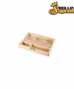HBI Rolling Supreme Wood Rolling Box Storage