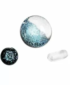 BOB Headquarters Pulsar Terp Slurper Dichro Pill And Ball 3-Piece Set Pulsar Glass
