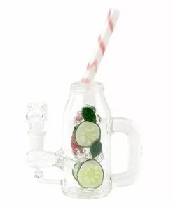 BOB Headquarters Empire Glassworks Strawberry Cucumber Detox Dab Rig