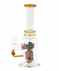 BOB Headquarters Empire Glassworks Save The Bees Straight Tube Bong