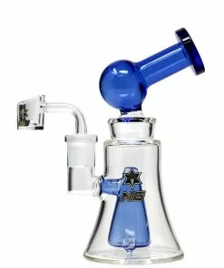 The Smokesman Nice Glass 6.5 Inch Cone Perc Orb Dab Rig New Arrivals
