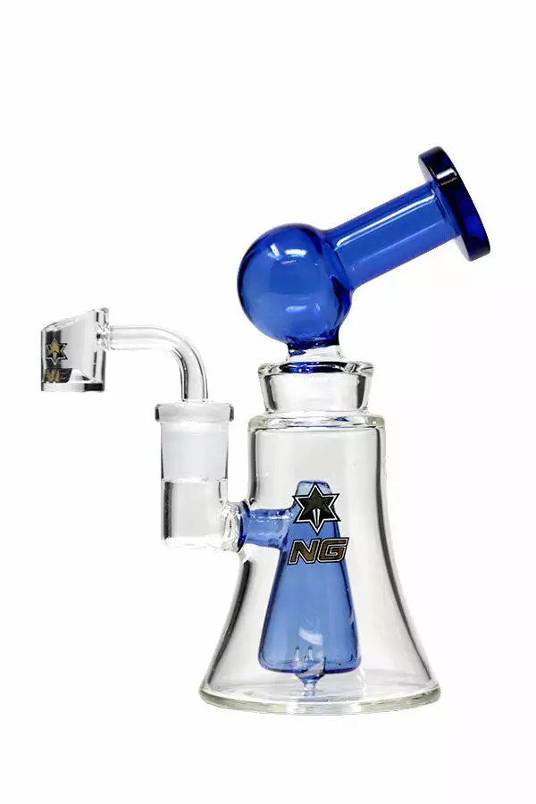 The Smokesman Nice Glass 6.5 Inch Cone Perc Orb Dab Rig New Arrivals