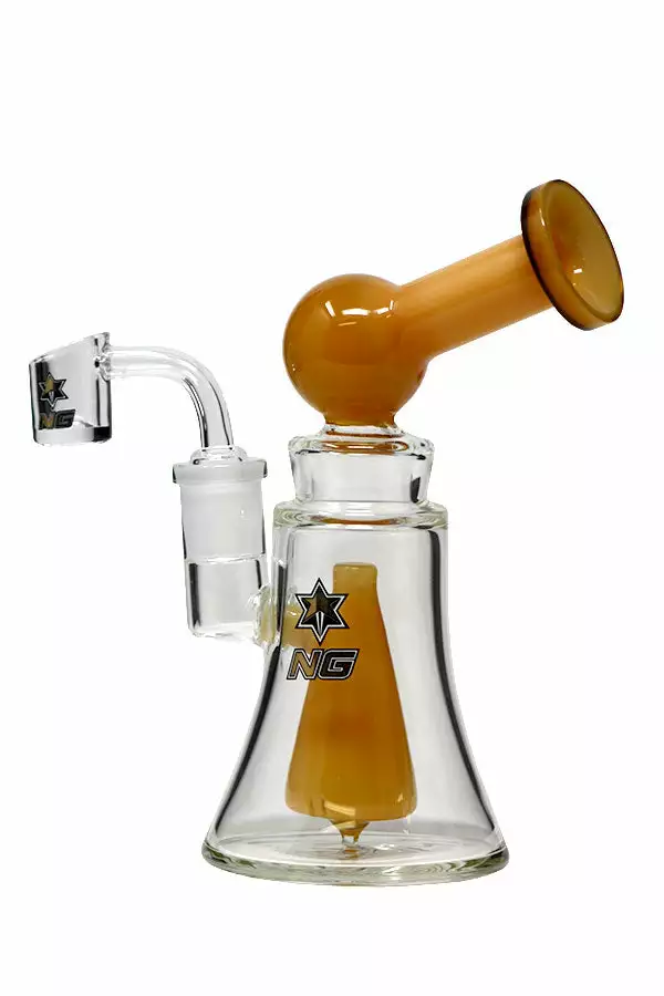 The Smokesman Nice Glass 6.5 Inch Cone Perc Orb Dab Rig New Arrivals