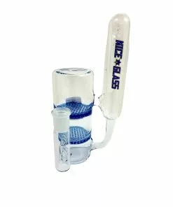 The Smokesman Nice Glass Double Honeycomb Recycler Ashcatcher