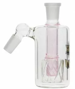 The Smokesman Nice Glass Gridded Drum Perc Ashcatcher - 14mm