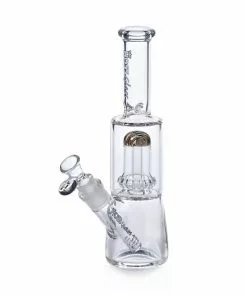 Hoss Glass Hoss 12" Tall 7mm Thick Mini Perc Bong