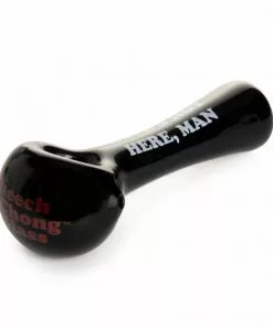 West Coast Gifts Cheech & Chong Glass 4.5" Dave's Not Here, Man Hand Pipe
