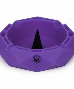 West Coast Gifts Lit Silicone 5" Round Ashtray W/ Debowler