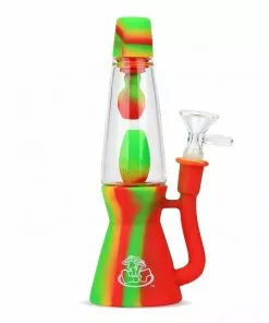 West Coast Gifts LITâ„¢ Silicone 8.25" Lava Lamp Bong LIT Silicone