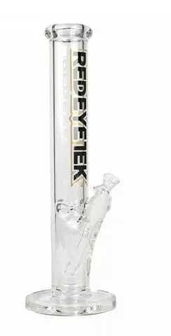 West Coast Gifts Red Eye Tek 12" Tall Intense Straight Tube W/ 14mm Joint