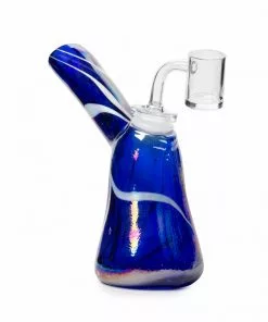 West Coast Gifts New Arrivals Retro Glass Platinum Metallic Dab Rigs