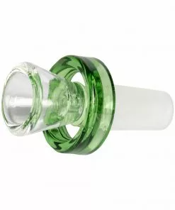 West Coast Gifts Red Eye Glass On Glass Solid Colour Puck Pull Out Bong Bowl