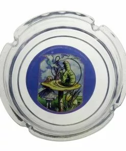 BOB Headquarters 4" Round Glass Ashtrays