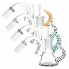 BOB Headquarters Pulsar 45° Worked Horn Ash Catcher 14mm Pulsar Glass