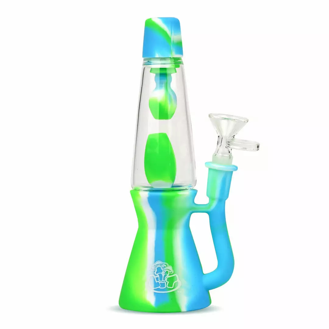 West Coast Gifts LITâ„¢ Silicone 8.25" Lava Lamp Bong LIT Silicone