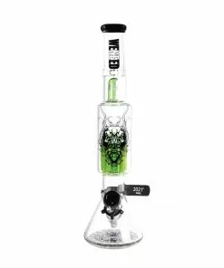JJ Trading New Arrivals 18″ Tall Beasts Of East Tree Perc Beaker Bongs By WENEED