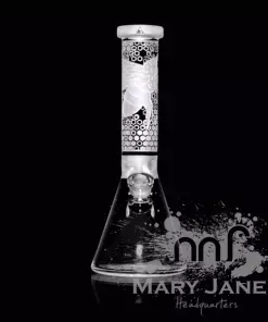 Milkyway Glass 14" 9mm Bee Hive Beaker Bong