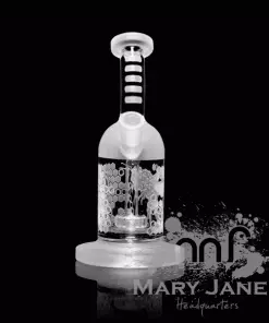 MilkyWay Glass 8" Tall Bee Hive Dab Rig