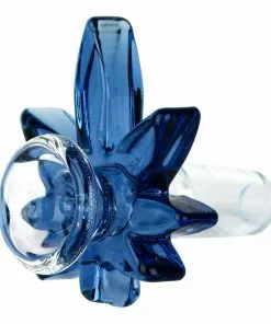 West Coast Gifts Red Eye Glass 14mm Big Leaf Pull-Out Bong Bowl