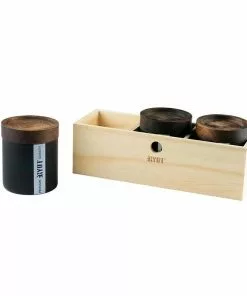 BOB Headquarters RYOT Box Jars With Beech Tray Lids Storage