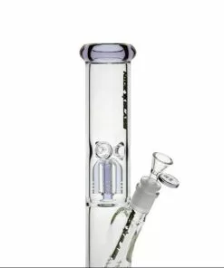 The Smokesman Nice Glass 11" 4-Arm Mini Percolator Straight Tube Bong