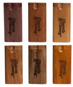 West Coast Gifts Cheech & Chong Glass Cheech & Chong Logo Dugout With Matching Bat