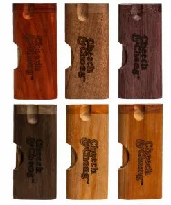 West Coast Gifts Cheech & Chong Glass Cheech & Chong Logo Dugout With Matching Bat