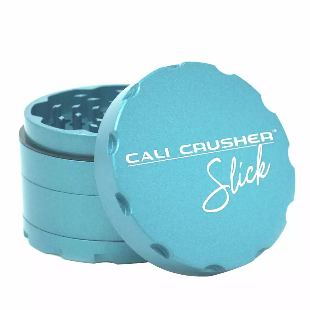 BOB Headquarters Cali Crusher OG Slick Series - 2.5" 4 Piece Non-Stick Pollinator Grinders