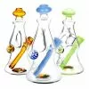 BOB Headquarters Pulsar Glass Pulsar 6.5" Tall Dual Airflow Candy Dab Rig