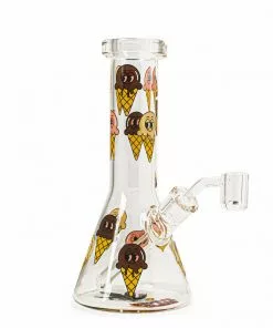 West Coast Gifts Red Eye Glass 8.5" Tall Ice Cream Dream Dab Rig New Arrivals