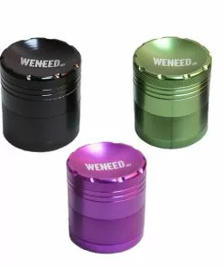 JJ Trading WENEED Color Leaf 4 Part Grinders