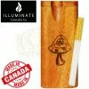 KDK Wholesale Wood Dugout- Engraved Mushroom