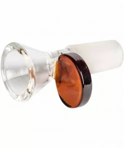 West Coast Gifts Red Eye Glass 14mm Cone Pull-Out W/ Disc Handle