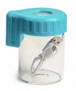 West Coast Gifts Light-Up Glass Seal Storage Jar With Magnifying Viewing