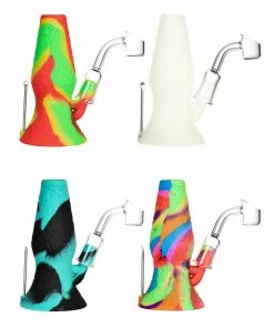 BOB Headquarters Pulsar RIP Series 4.5" Mini Silicone Lava Flow Dab Rigs