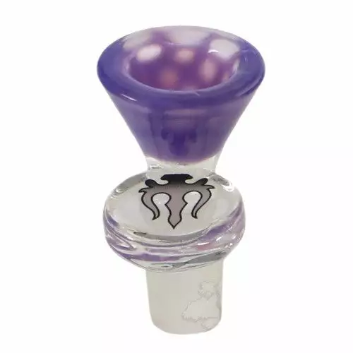 Puff Bowls Hydros Thick Wall Honeycomb Funnel 14mm Bong Bowl