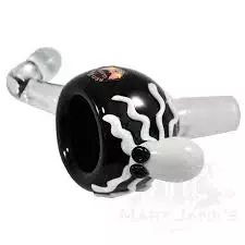 West Coast Gifts Red Eye Glass 14mm Glass-on-Glass Octopus Bong Bowl