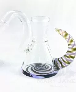 BOB Headquarters Pulsar 45° Worked Horn Ash Catcher 14mm Pulsar Glass