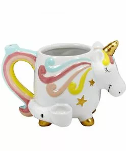 West Coast Gifts Pipes Unicorn Ceramic Mug Pipe